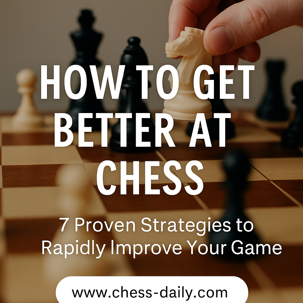 How to Get Better at Chess: 7 Proven Strategies to Rapidly Improve Your Game